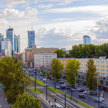 Large Flat. Great View. City Center. Warsaw Exterior photo
